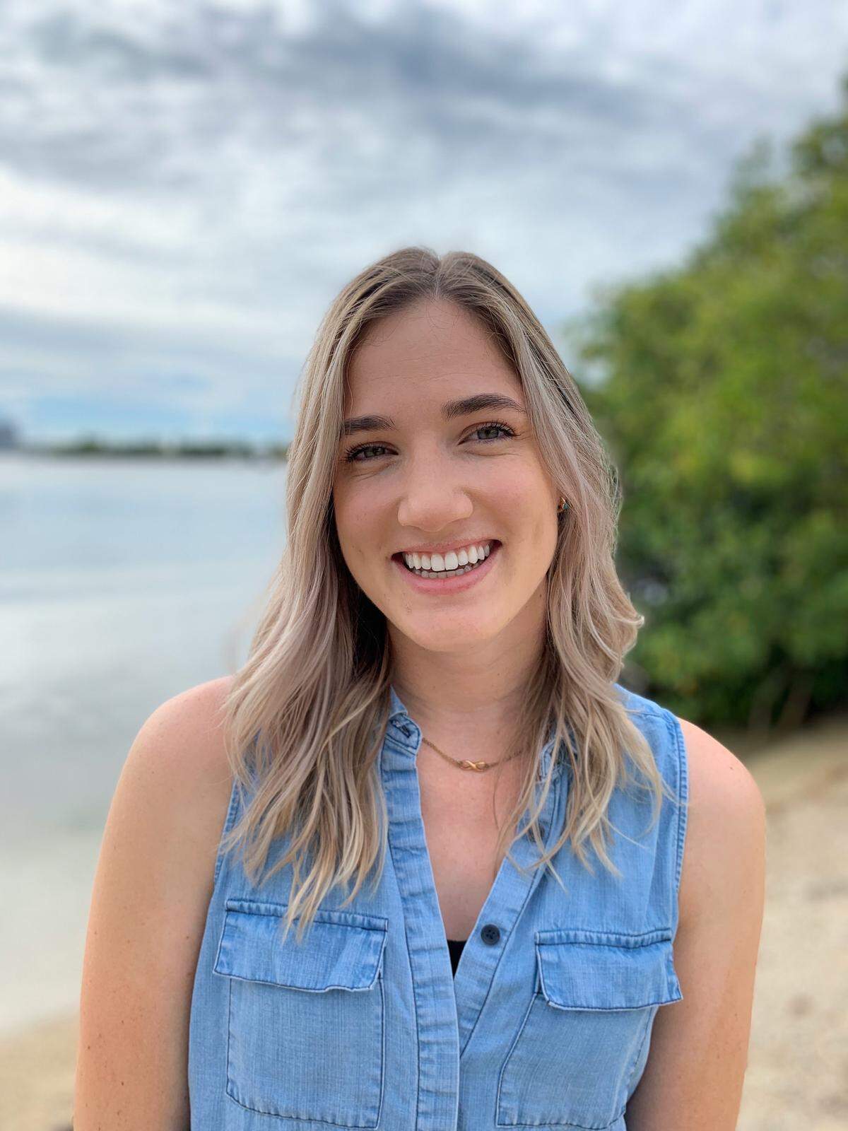 Sarah Luongo is a graduate student at Florida International University who recently won the $5,000 Guy Harvey Scholarship Award.