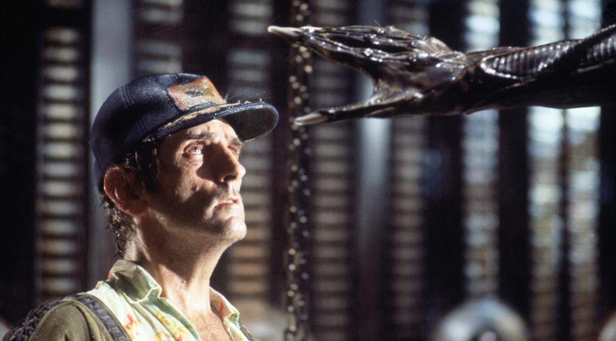 Harry Dean Stanton stares down his doom in a scene from 1979’s “Alien.”