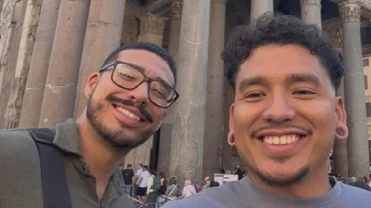 From left, Christopher Mendoza stepped up to help his brother Rey.
