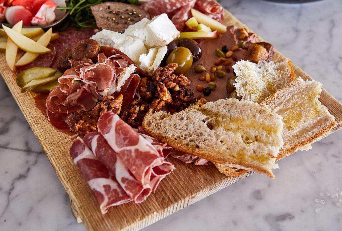 Charcuterie boards will be among the options at La Estacion American Brasserie by Juvia, the new anchor restaurant at the Virgin Miami Central downtown train station.