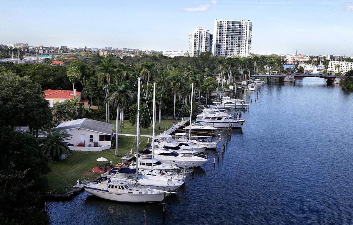 The boating and marine industry along the Miami River is experiencing a boom in business.