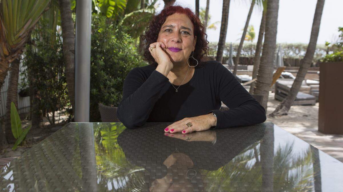 Tamara Adrian Hernandez, from Venezuela, at The National Hotel in Miami Beach in May 2017.