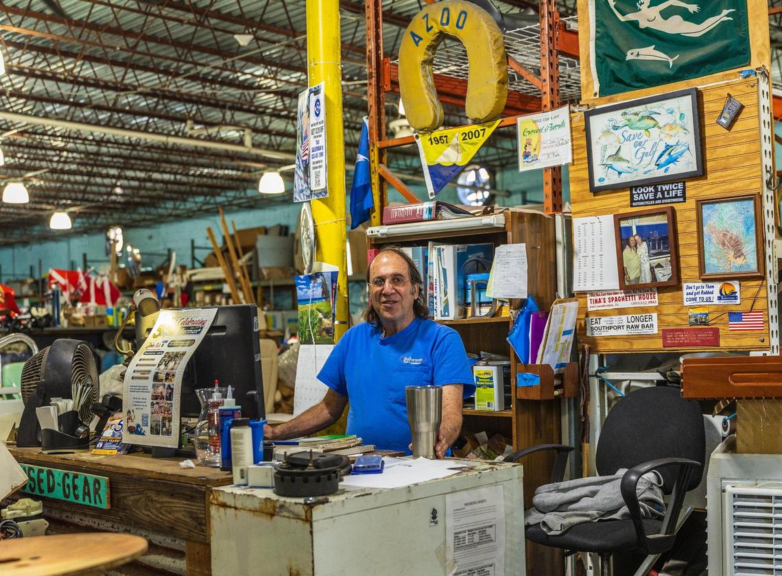 Long time Sailorman employee Dave Zutler has been with the company 35 years. This year Sailorman celebrates its 50th anniversary.