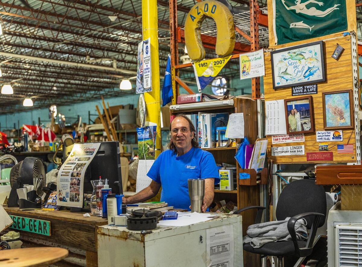 Long time Sailorman employee Dave Zutler has been with the company 35 years. This year Sailorman celebrates its 50th anniversary.