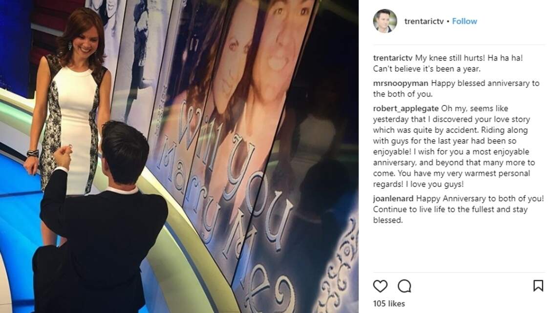 Channel 10 anchor files for divorce from station’s ex-weatherman