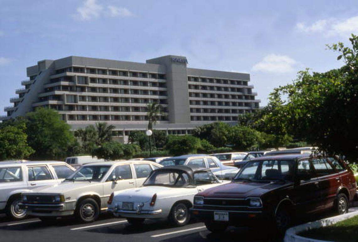 Sonesta Beach hotel in Key Biscayne circa 1969.