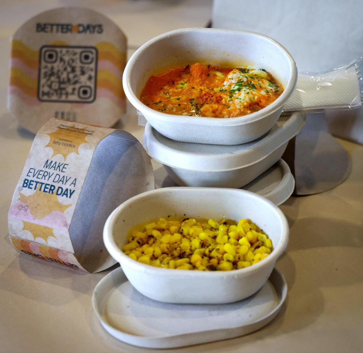 Spicy rigatoni and lemon pepper corn are two of the items available through Better Days, which offers an entree and two sides at a cost between $12-$15.