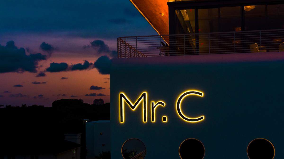 Mr. C Miami - Coconut Grove focuses on green initiatives like zero food waste.