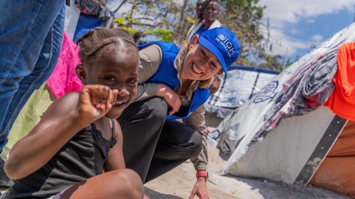 Amy Pope, director general of the United Nations’ International Organization for Migration, visited Haiti on Monday, April 14, 2025 to bring attention to the worsening humanitarian crisis fueled by relentless gang violence. 