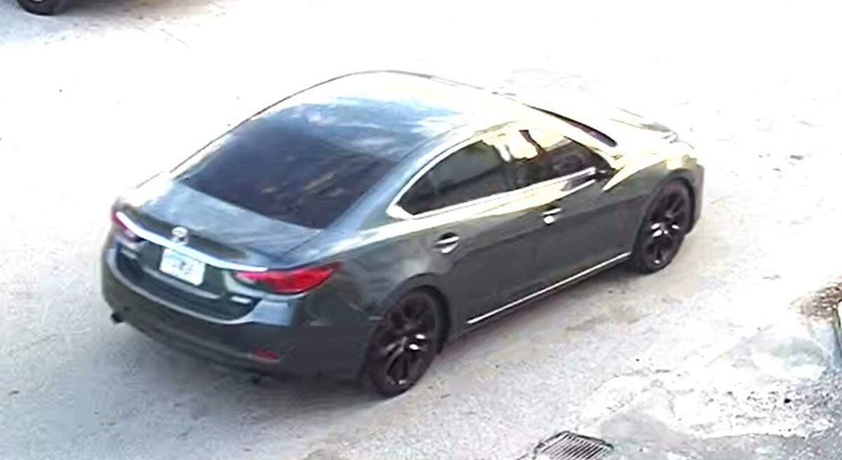 Hollywood Police are looking for two suspects who are believed to have used a 2014 to 2016 gray Mazda 6 in their getaway.