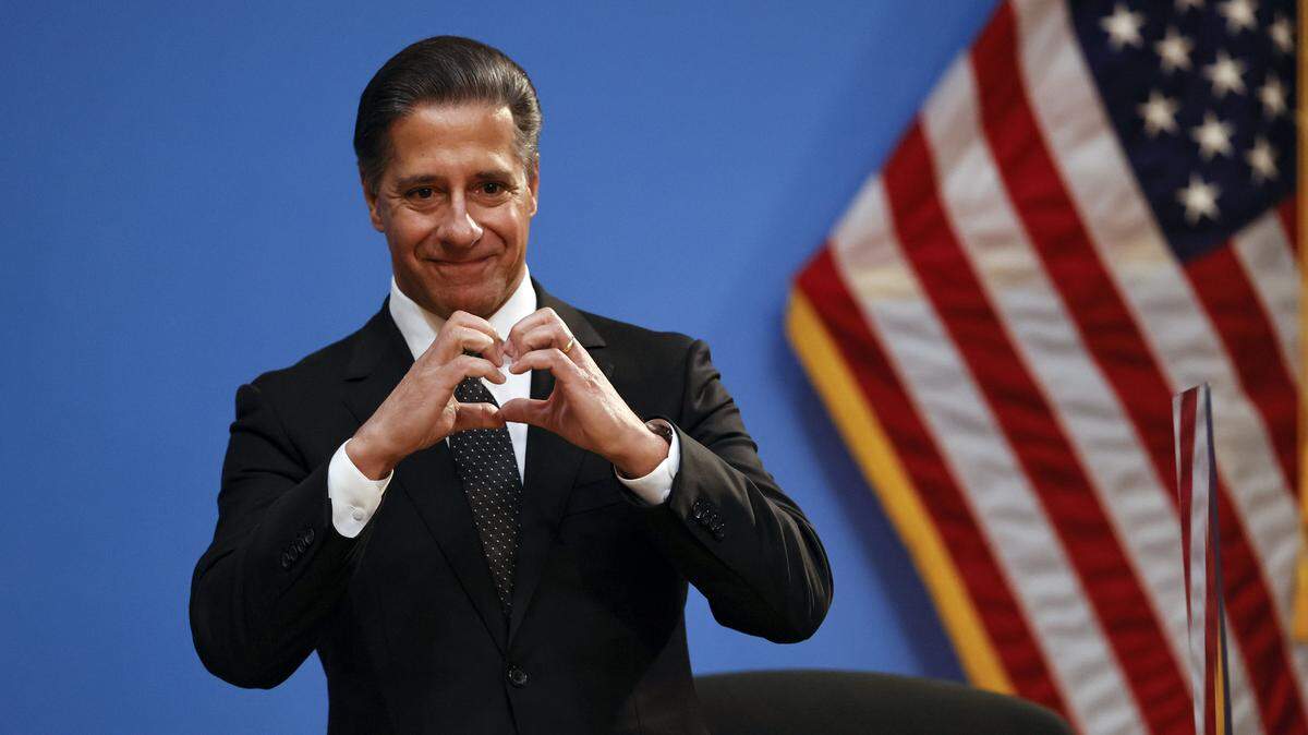 Miami-Dade Public Schools Superintendent Alberto Carvalho reacts after a video tribute during his final meeting at the Miami-Dade County School Board administration building in Miami, Florida on Wednesday, Feb 9, 2022. He left to become the superintendent of the Los Angeles school district. On Wednesday, Feb. 25, 2026, the FBI raided his L.A. home and district headquarters.