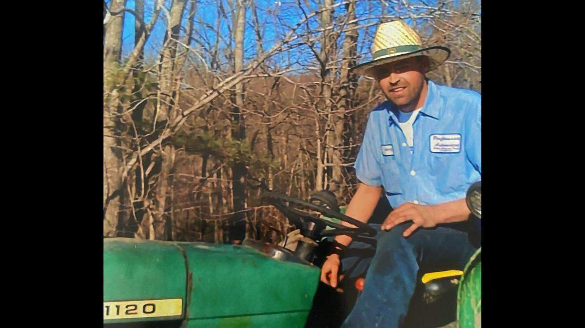 This photo shows Brad Hensley, who died in August 2022 while jailed in Virginia. His family is suing over his death.