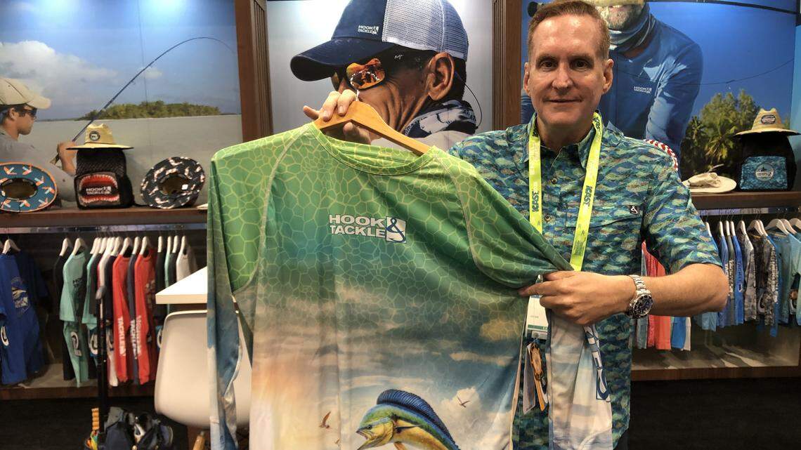 Miami-based company shows off newest innovative fishing clothing products
