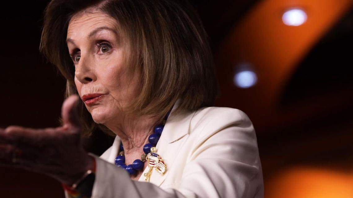 House Speaker Nancy Pelosi invoked her religion in refuting the contention that she “hates” President Trump.