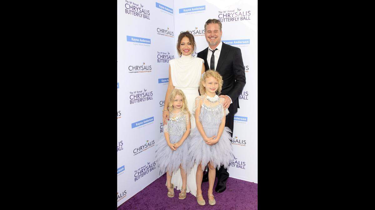 Eric Dane with his family.
