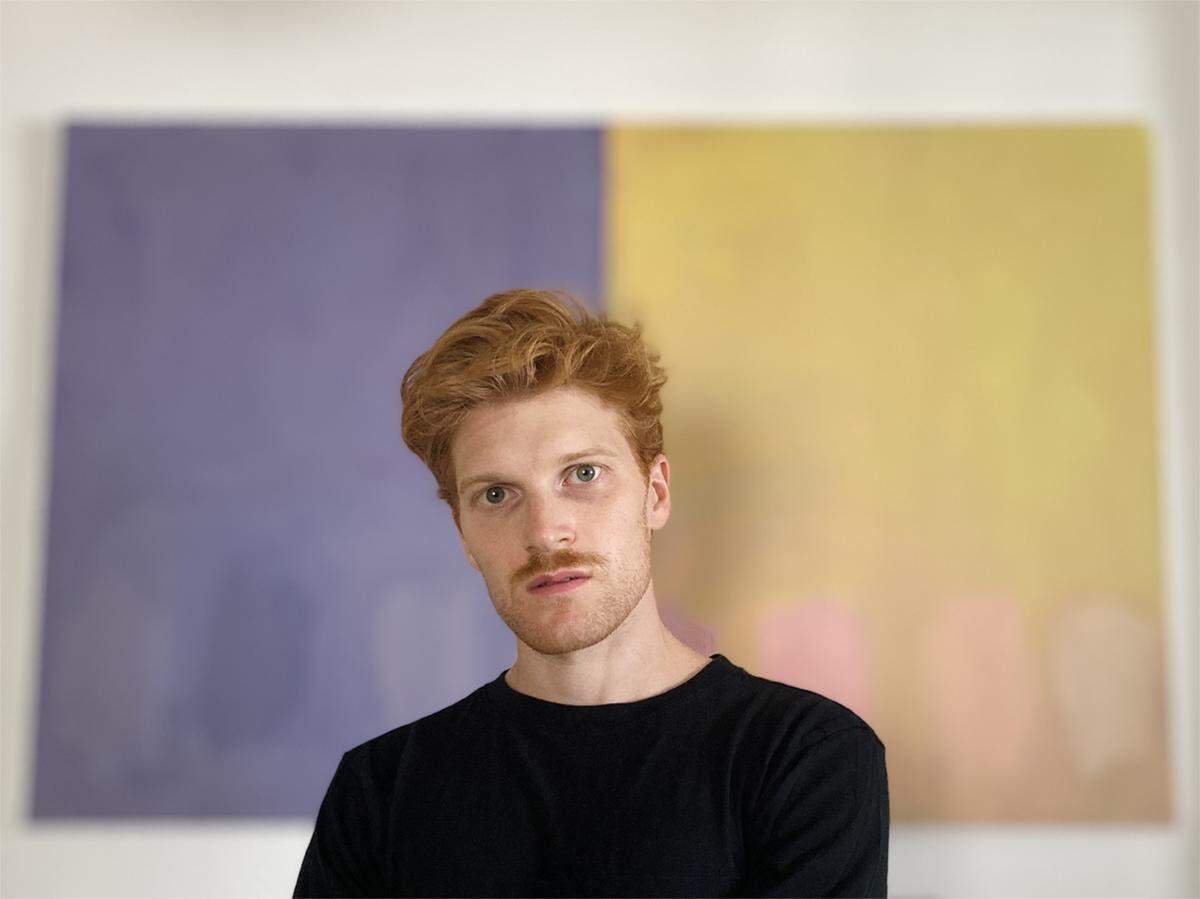 Miami City Ballet principal dancer Alexander Peters is showing his new paintings at the Miami Beach Botanical Garden Butterfly Gallery through Oct. 7. Credit: