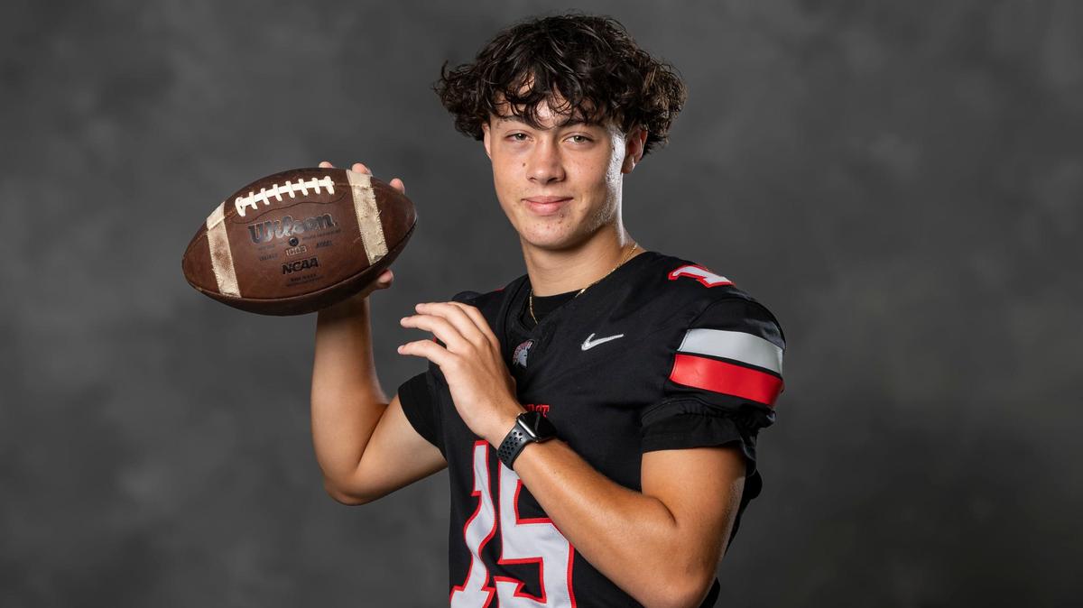 Miami Southridge quarterback James Perrone will lead the Spartans in several marquee matchups this coming season.