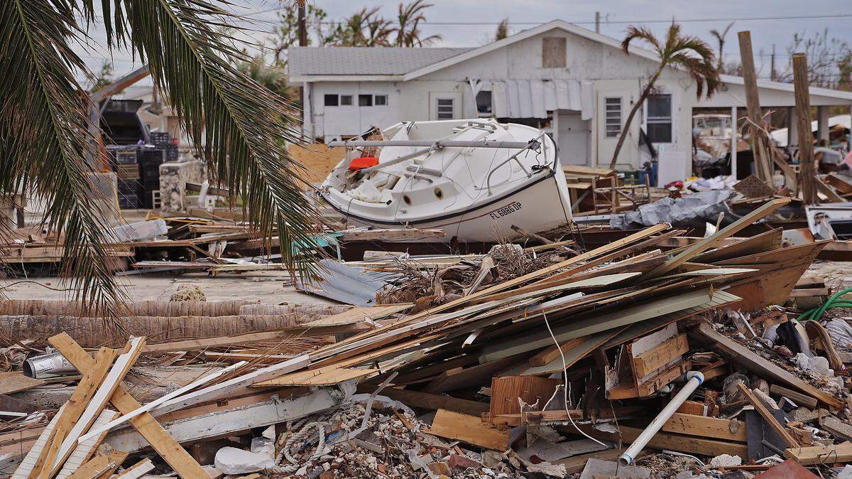 The damage from last September’s Hurricane Irma was extensive, including this area of Big Pine Key.