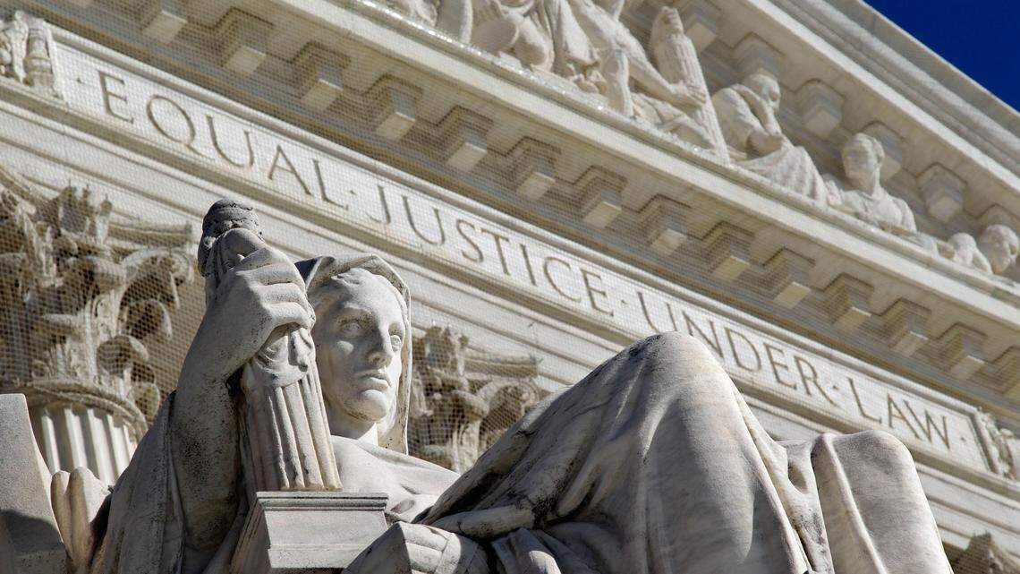 The West Facade of the U.S. Supreme Court is seen in Washington, D.C., in March 2011.