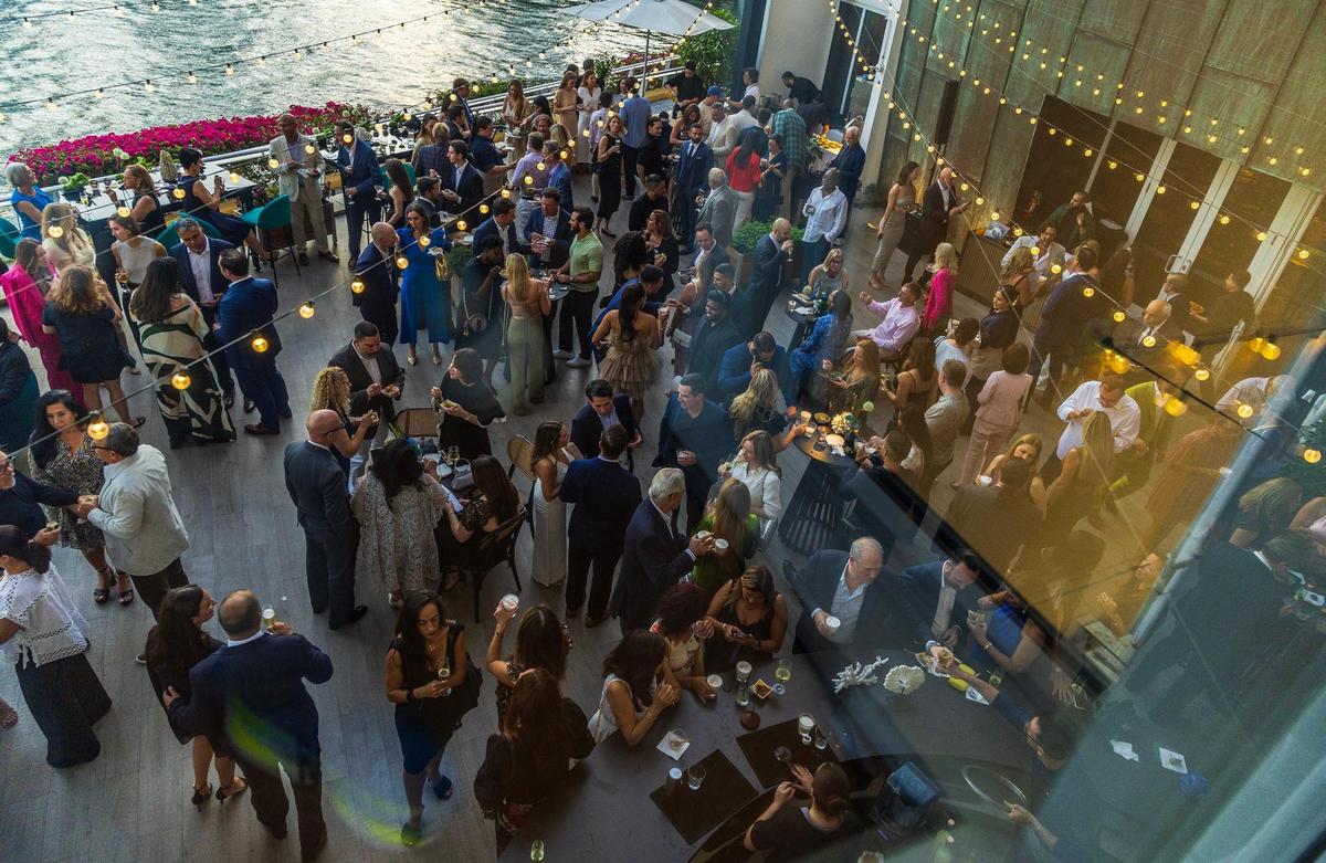 Guests gather at the La Mar Restaurant Terrace during a grand closing gala on Thursday May 15, 2025.