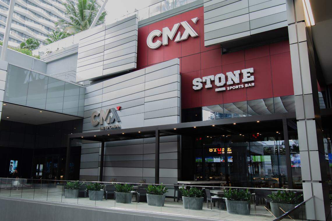 The 10-screen CMX deluxe theater at Brickell City Centre opened in 2016, the first location in the U.S. for the Mexican-owned chain.