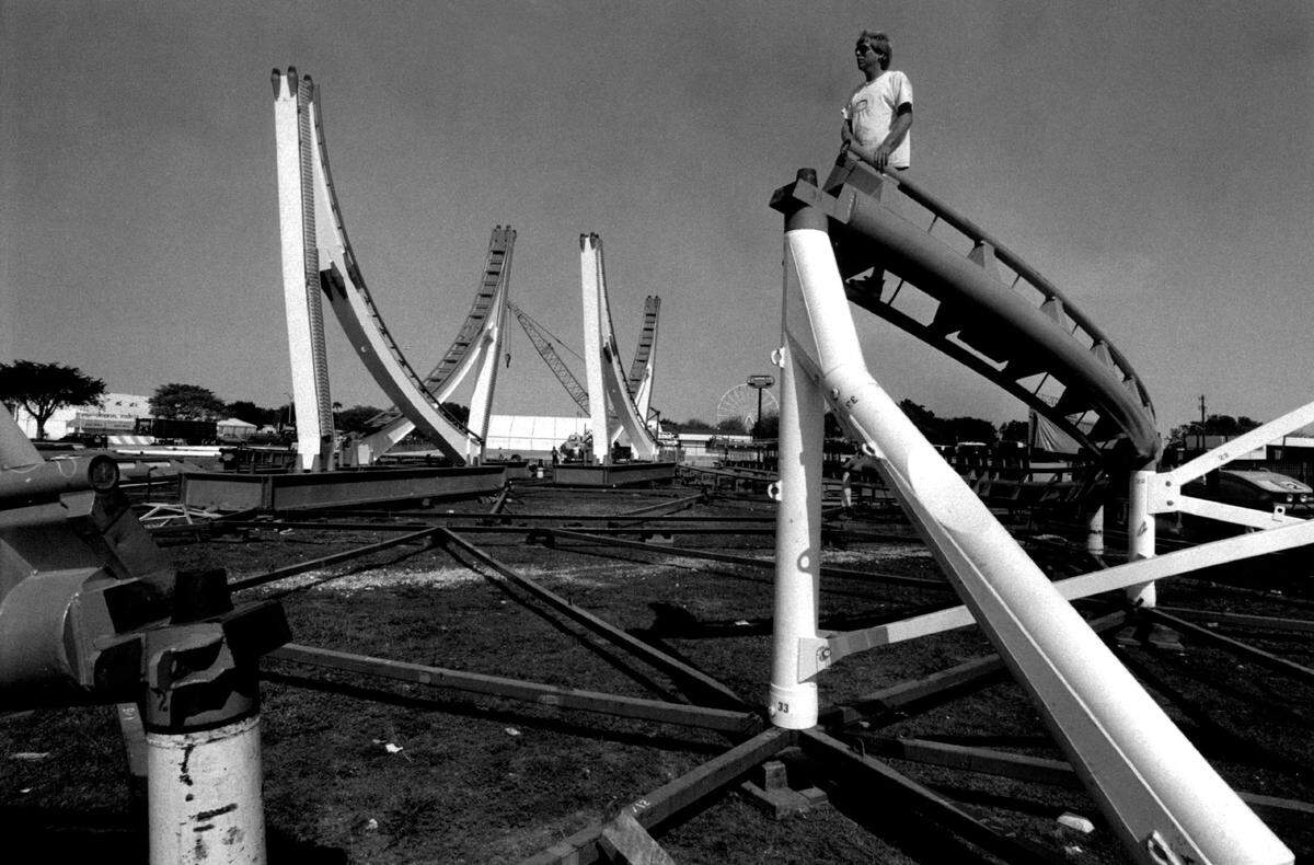 The Doople Looping ride in 1992.