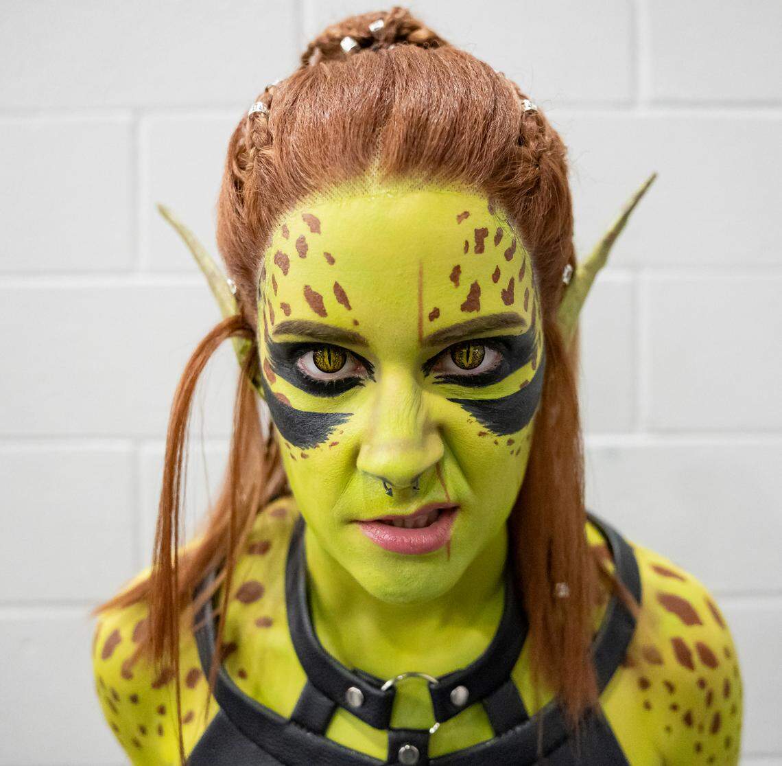Noelle Brunelle, 33, cosplays as Lae’zel from Baldur’s Gate 3 during Florida Supercon 2024 at the Miami Beach Convention Center on Saturday, July 13, 2024, in Miami Beach, Fla.