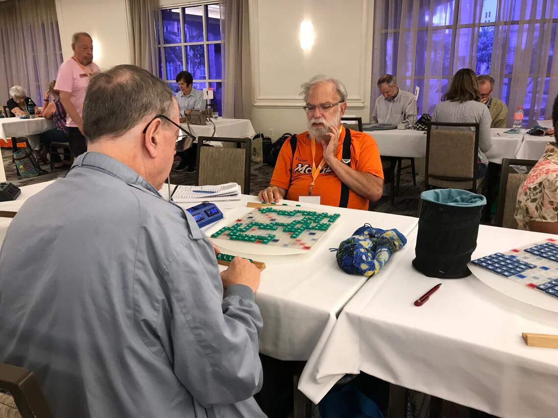 Players have 25 minutes to complete all of their turns in each Scrabble game, stopping and starting the timer with every move.