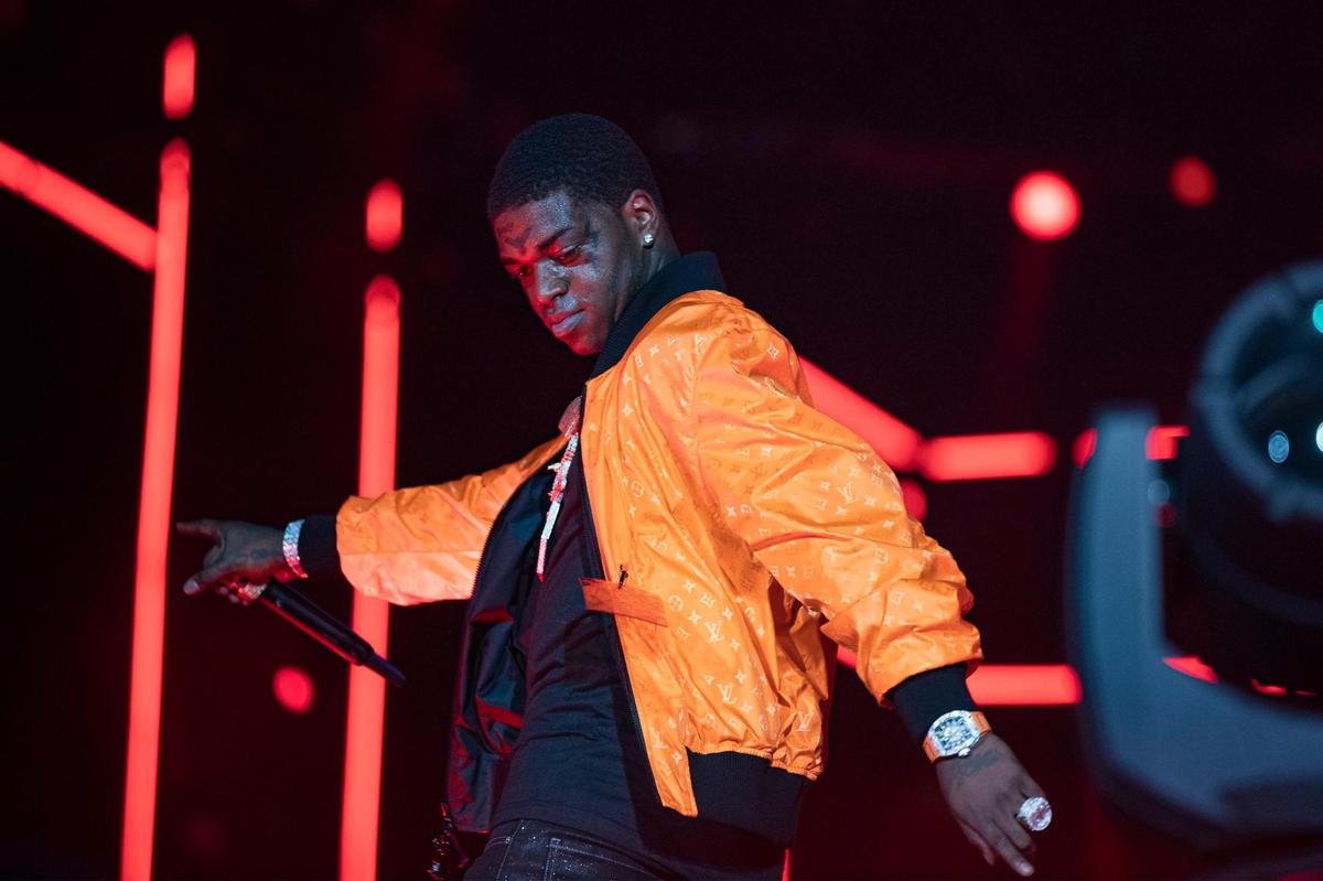 Kodak Black performs at Rolling Loud at Hard Rock Stadium in Miami Gardens, Florida on Sunday, July 24, 2022.