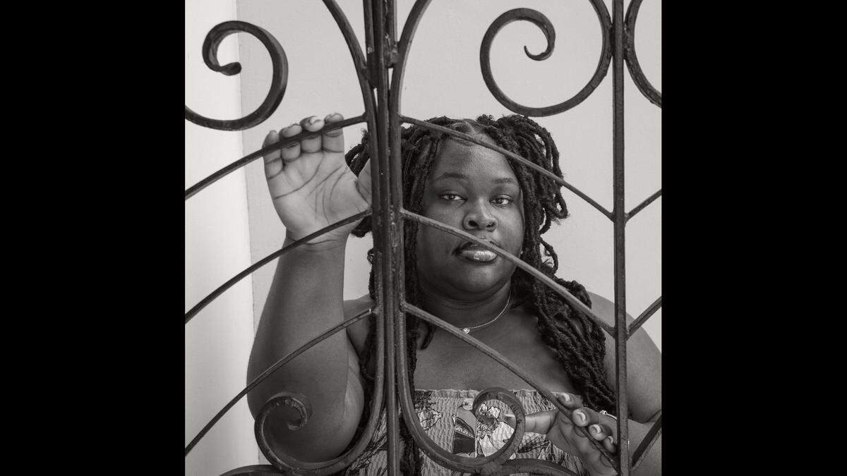 On Monday, Feb. 6, 2023, Florida Memorial University student Tyla Bartlett, 19, is photographed at her safe space to be Black — the campus of FMU. Attending an HBCU has inspired her to look at identity through various Black lenses.