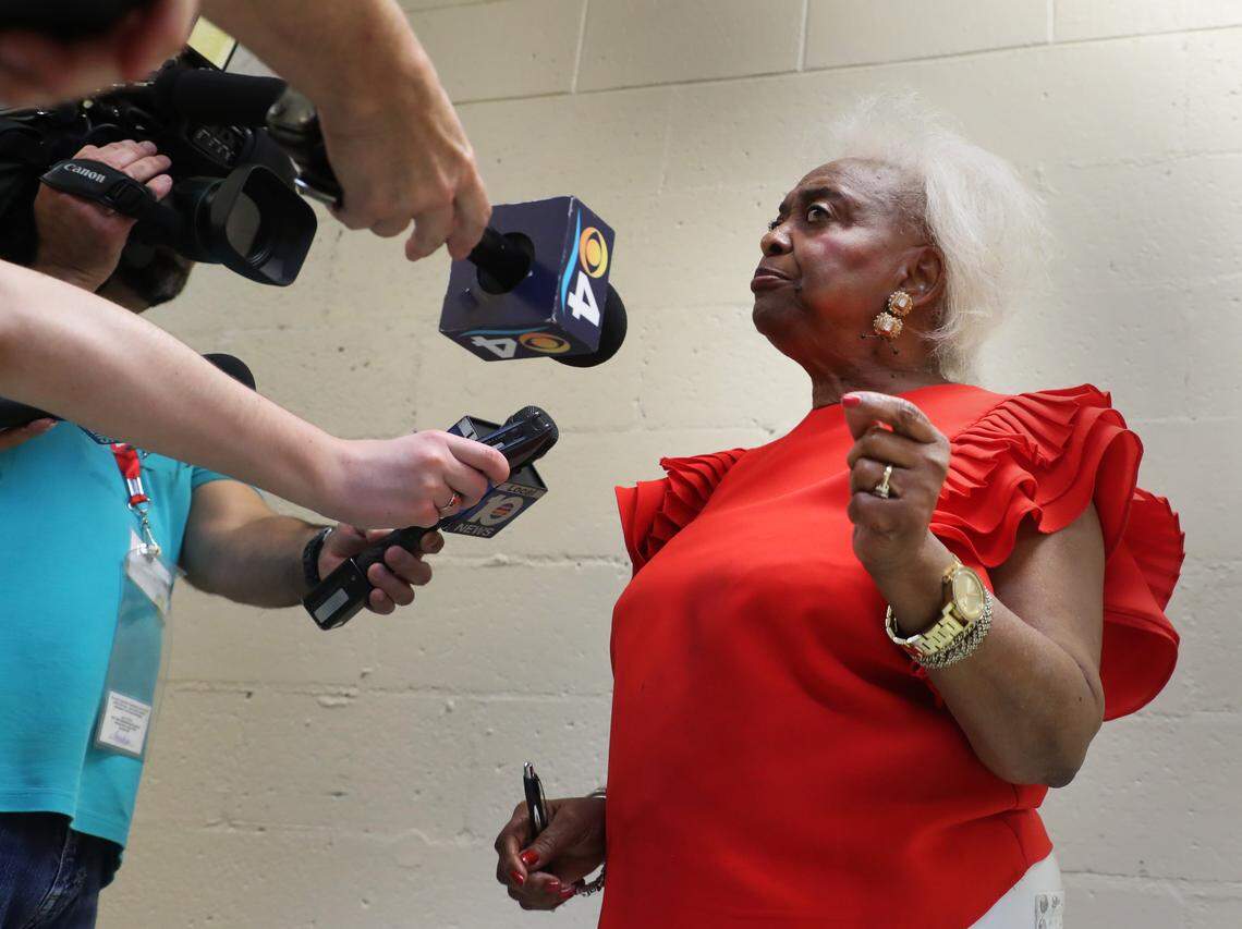 Broward County Supervisor of Elections Brenda Snipes answers reporters’ questions about a possible recount from the midterm election Thursday, Nov. 8, 2018.