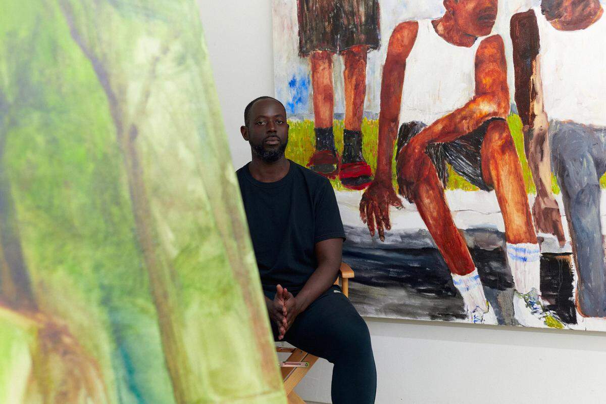 Painter Jared McGriff moved to Miami from California to focus on his artistic career. He’s been especially busy this last year.