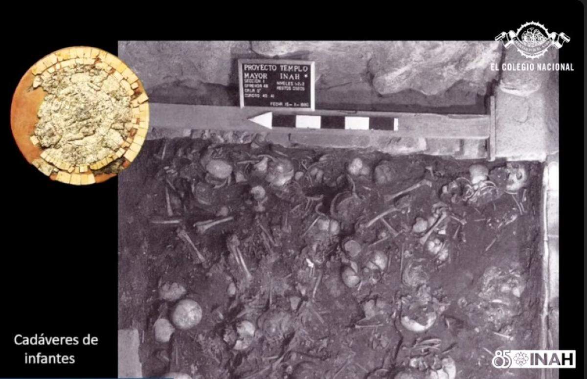 The bodies of 42 children were found in a single mass grave.