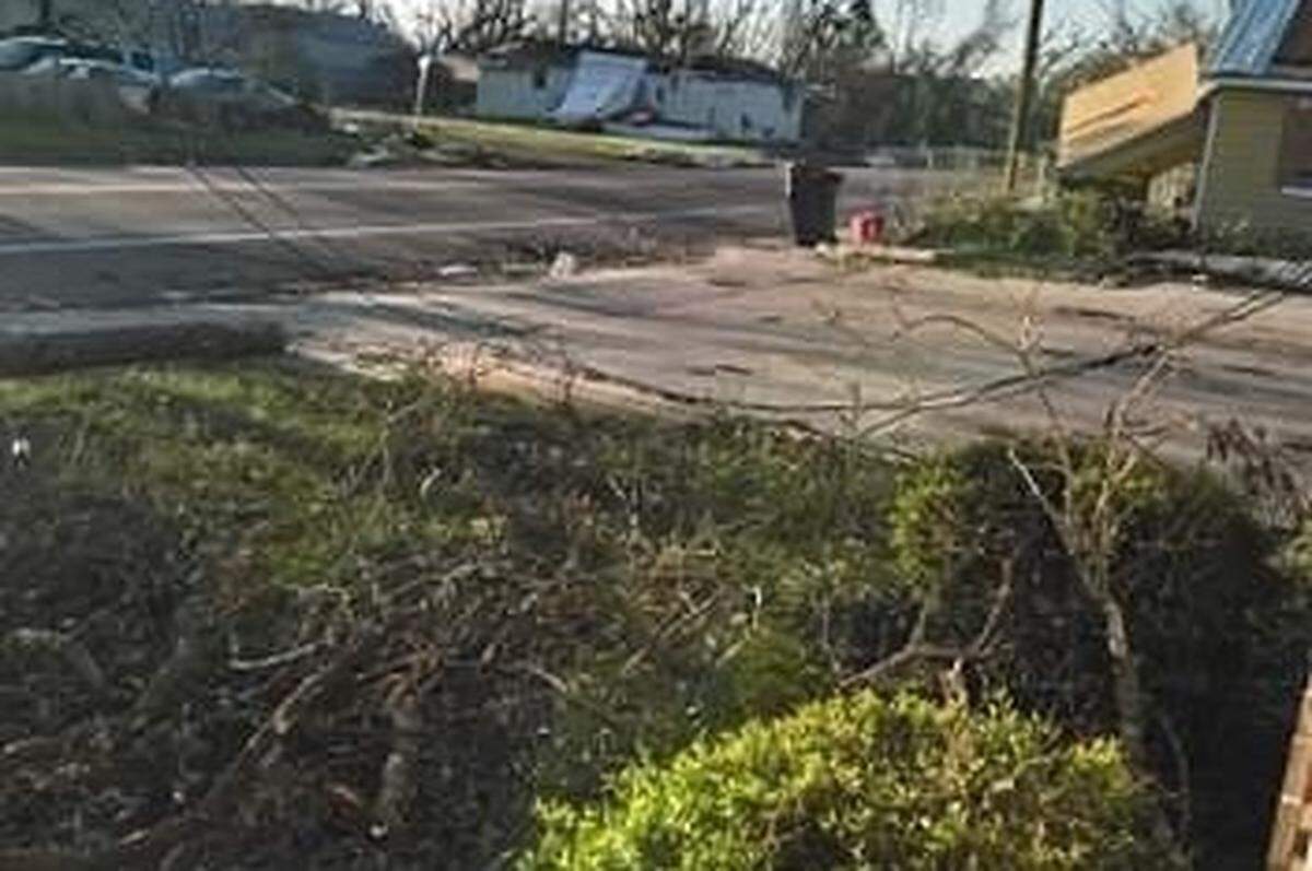 USF sophomore Christion Gainer’s home suffered major damages due to Hurricane Michael two weeks ago.