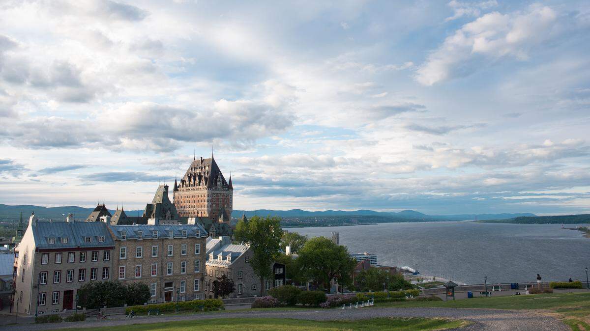 View of The Château Frontenac in Quebec City on June 10 2018.