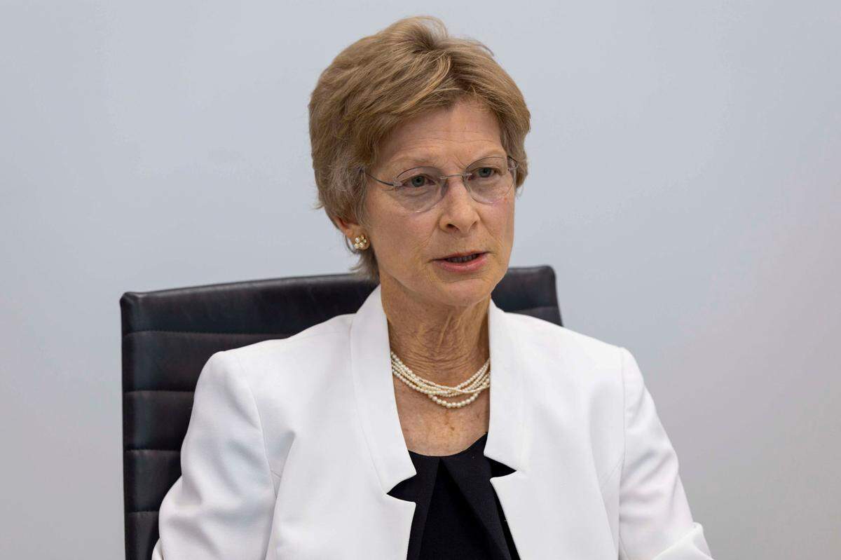 Rhonda Anderson speaks to the Miami Herald Editorial Board during an interview with the Coral Gables 2025 commission candidates at the Miami Herald newsroom on Thursday, March 6, 2025, in Miami, Florida.
