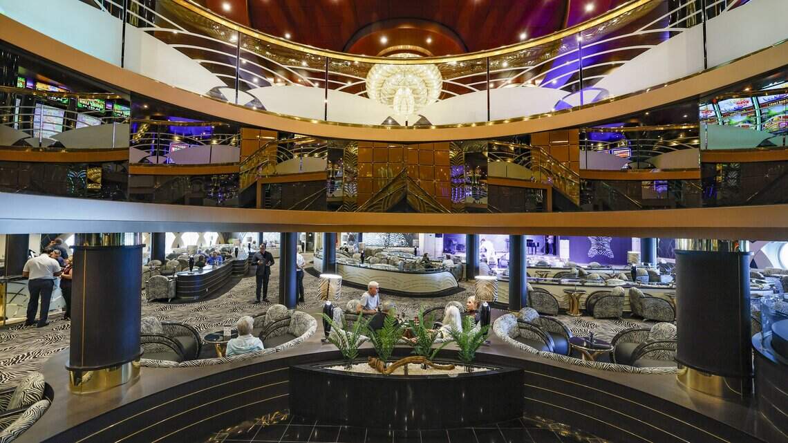 A big cruise ship arrives in Miami after a major refurbishment. Take a tour