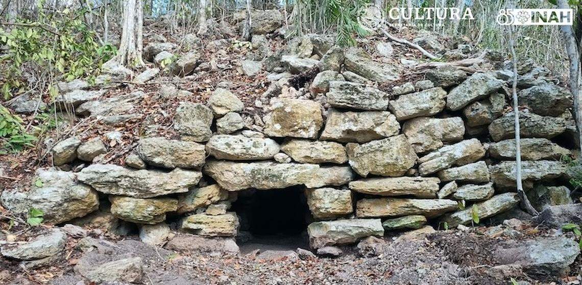 Multiple structures, including one with a pyramidal shape, were discovered in the rural region.