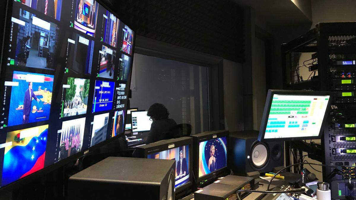 File photo of Radio and TV Martí studios in Doral.