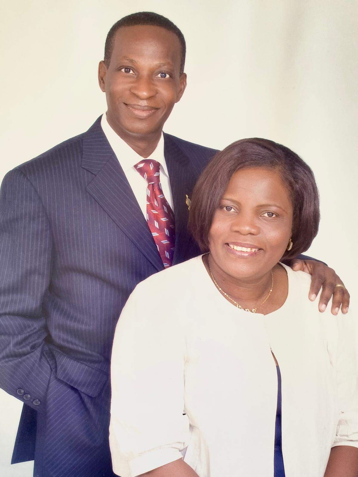 Former North Miami Beach Commissioner Frantz Pierre and his wife Marie.