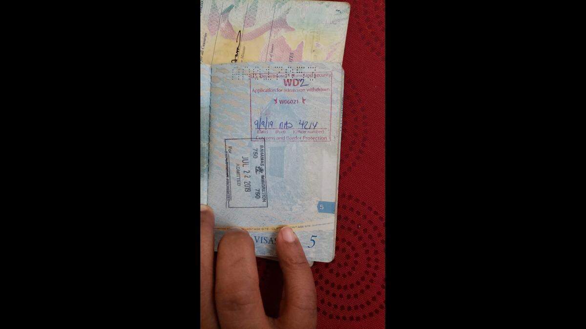 Rachel Thomas’ entry to the United States was rejected on Sept. 9.