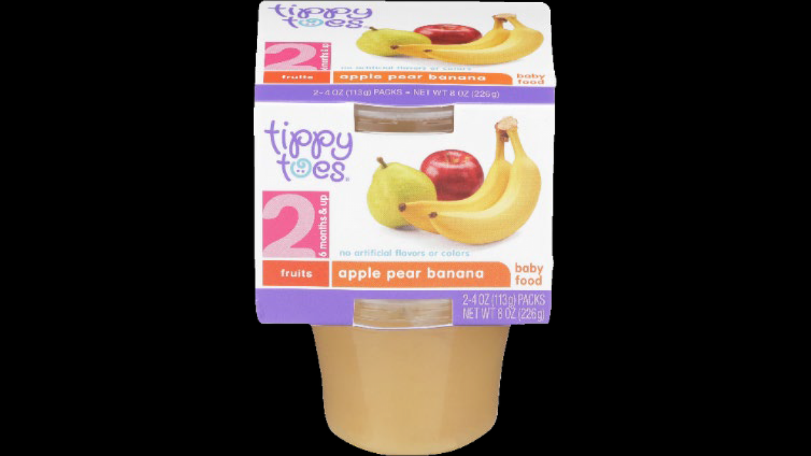 Tippy Toes Apple Pear Banana Fruit puree