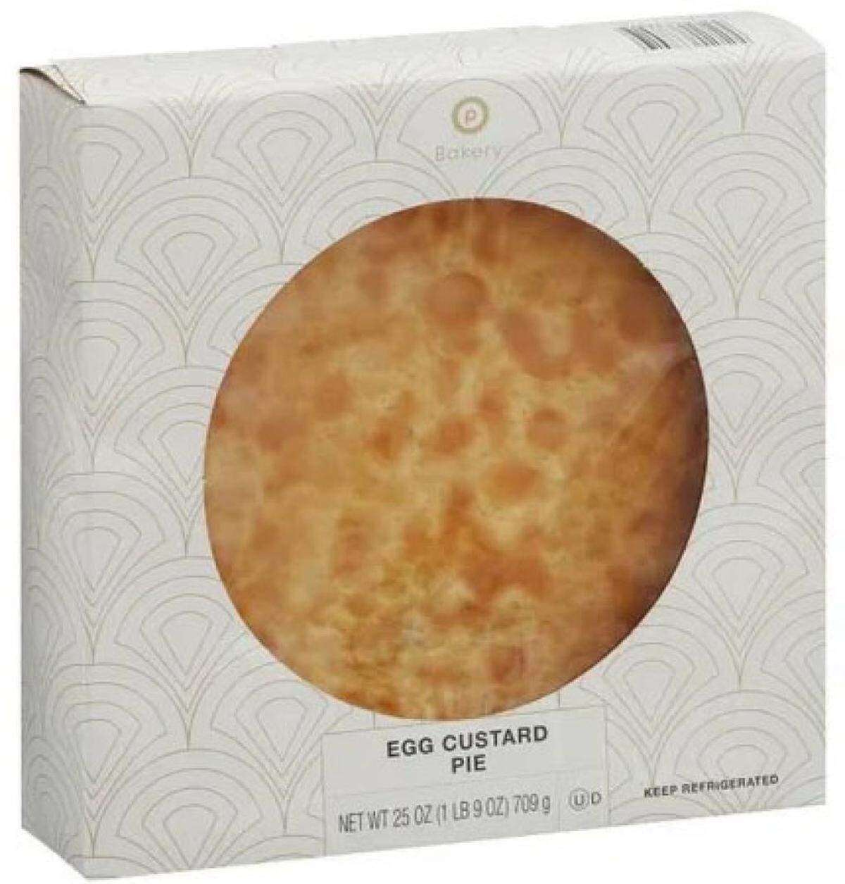 The pie in the Publix Egg Custard Pie box might not be egg custard pie.