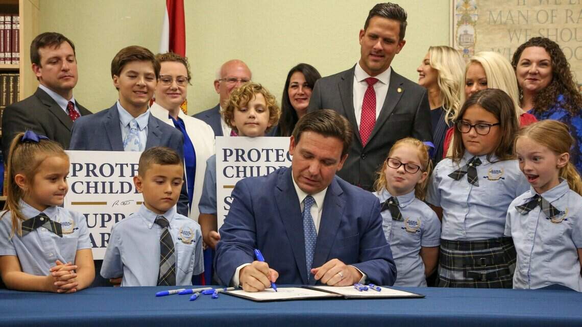 DeSantis signs bill dubbed ‘don’t say gay,’ says that it’s about parents’ rights