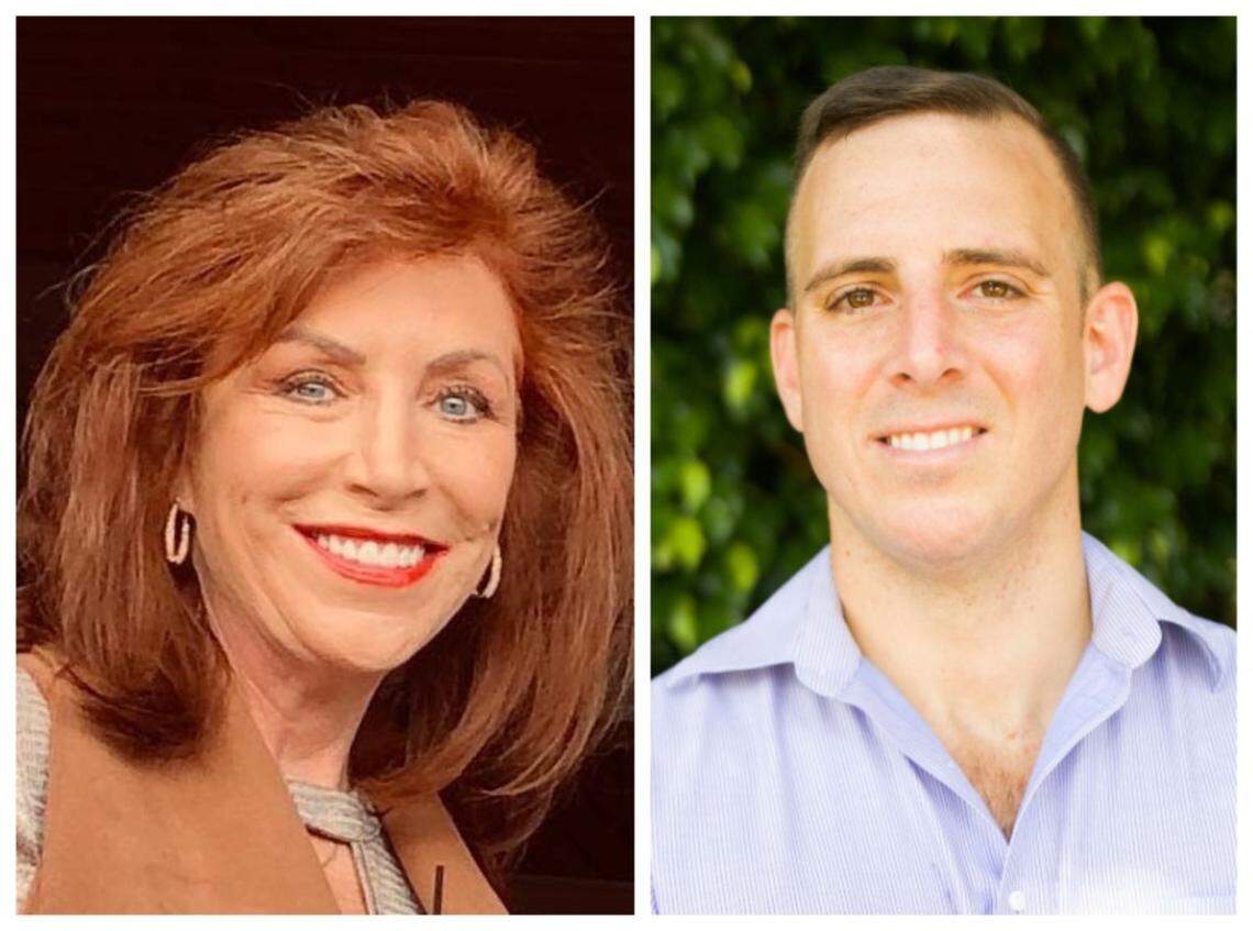 Brenda Fam, left, and Steven Julian.