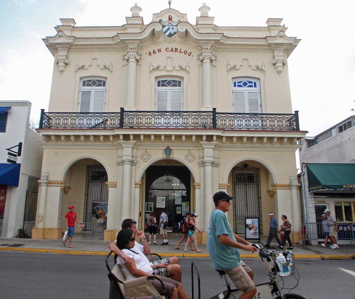In 2009, the San Carlos Institute on Duval Street in Key West.