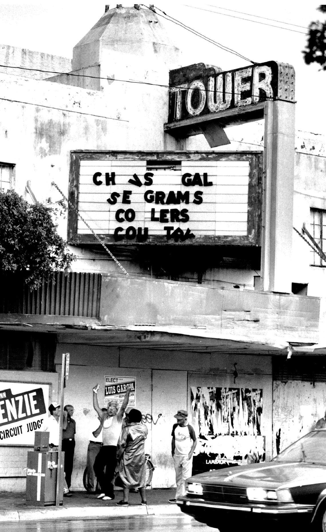 Tower Theater in Little Havana in 1990.