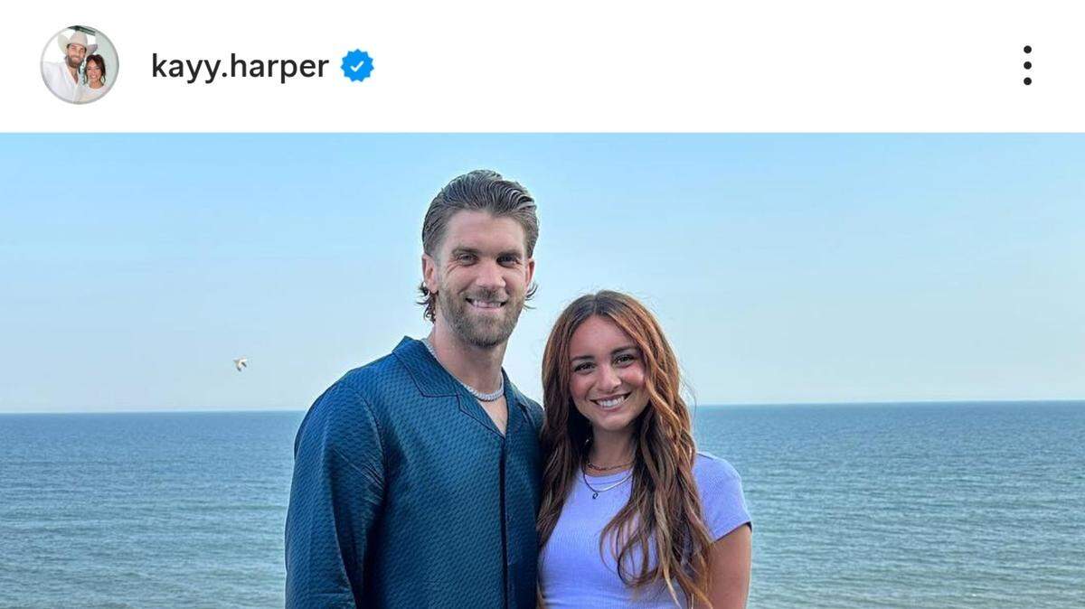 bryce harper and wife kayla harper