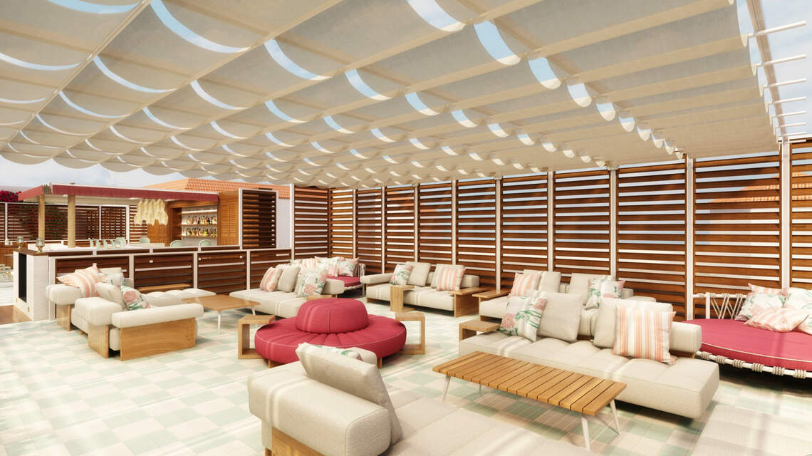 Sangria will be flowing at the rooftop bar in Miami Beach’s new Spanish-inspired hotel