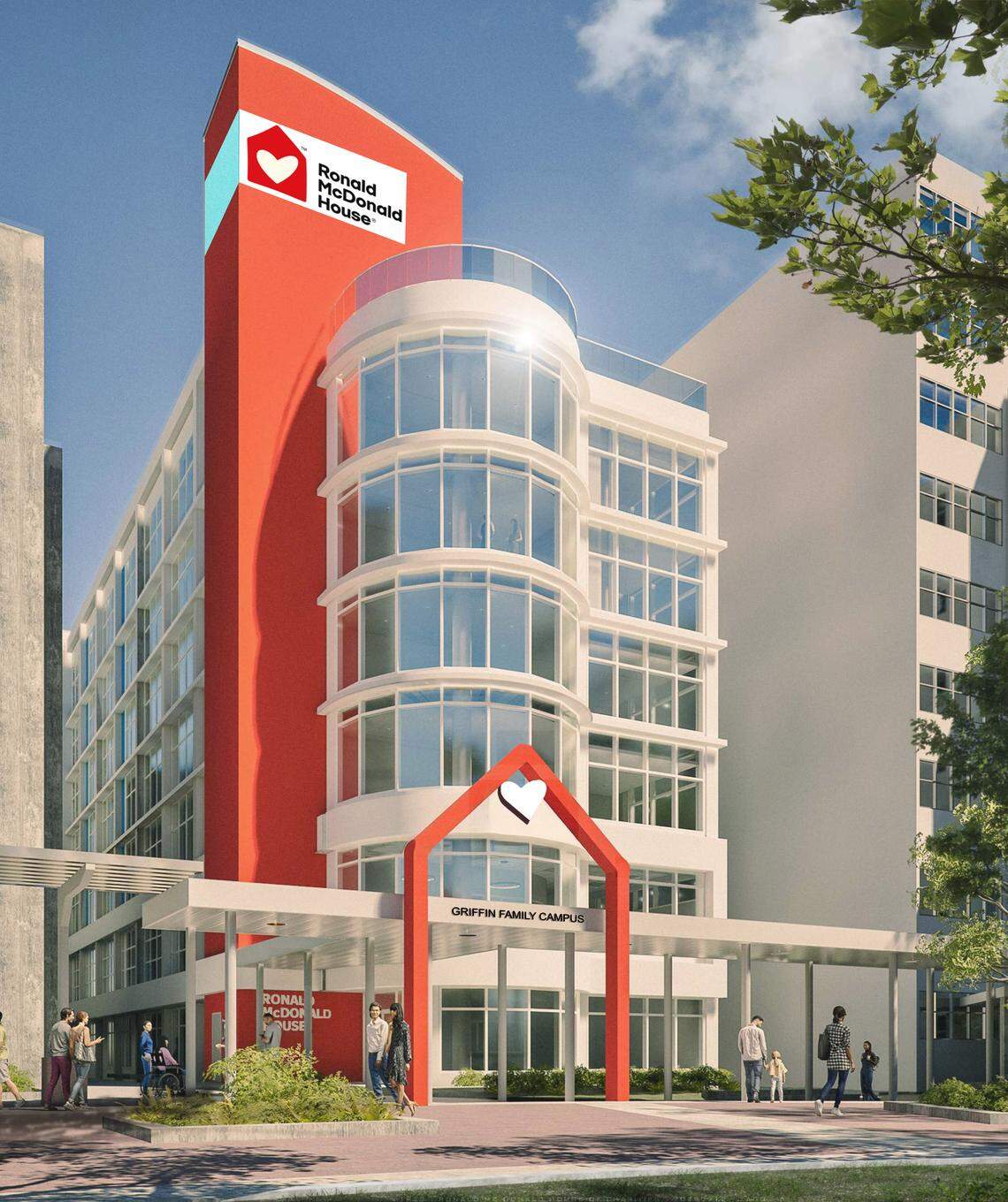 A rendering of what the Griffin Family Campus will look like.